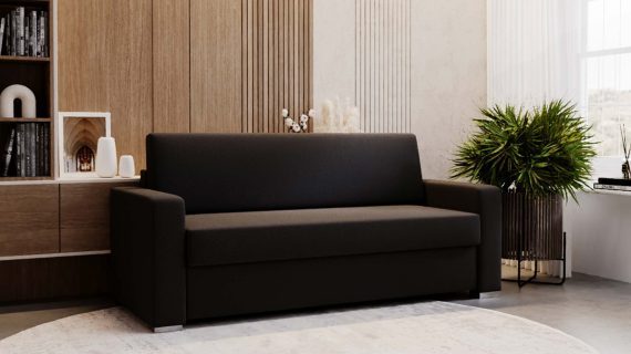 Miniaturka 9 - Klasyczna Elegancka Sofa do Salonu Szara BOSTIN II