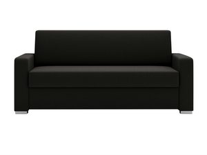 Miniaturka 12 - Sofa trzyosobowa grafitowa z funkcją spania przód