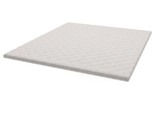 Miniaturka 2 - Kremowy topper visco z widoczną strukturą pikowania