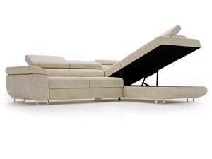 Miniaturka 21 - Sofa narożna z rozkładanym siedziskiem i mechanizmem unoszenia oparcia