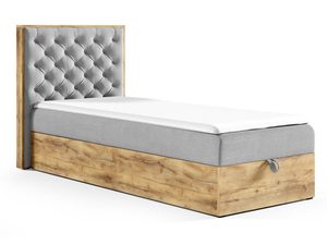 Miniaturka 1 - Prezentacja produktu – wizualizacja łóżka na białym tle z widocznym materacem.