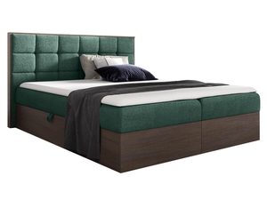 Miniaturka 8 - Nowoczesne łóżko zielone z pojemnikiem i wysokim zagłówkiem