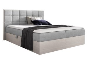 Miniaturka 6 - Łóżko w stylu loft z dużym zagłówkiem i prostą ramą