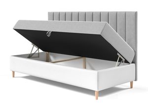 Miniaturka 2 - Otwarte łóżko z pojemnikiem – widok z tyłu.