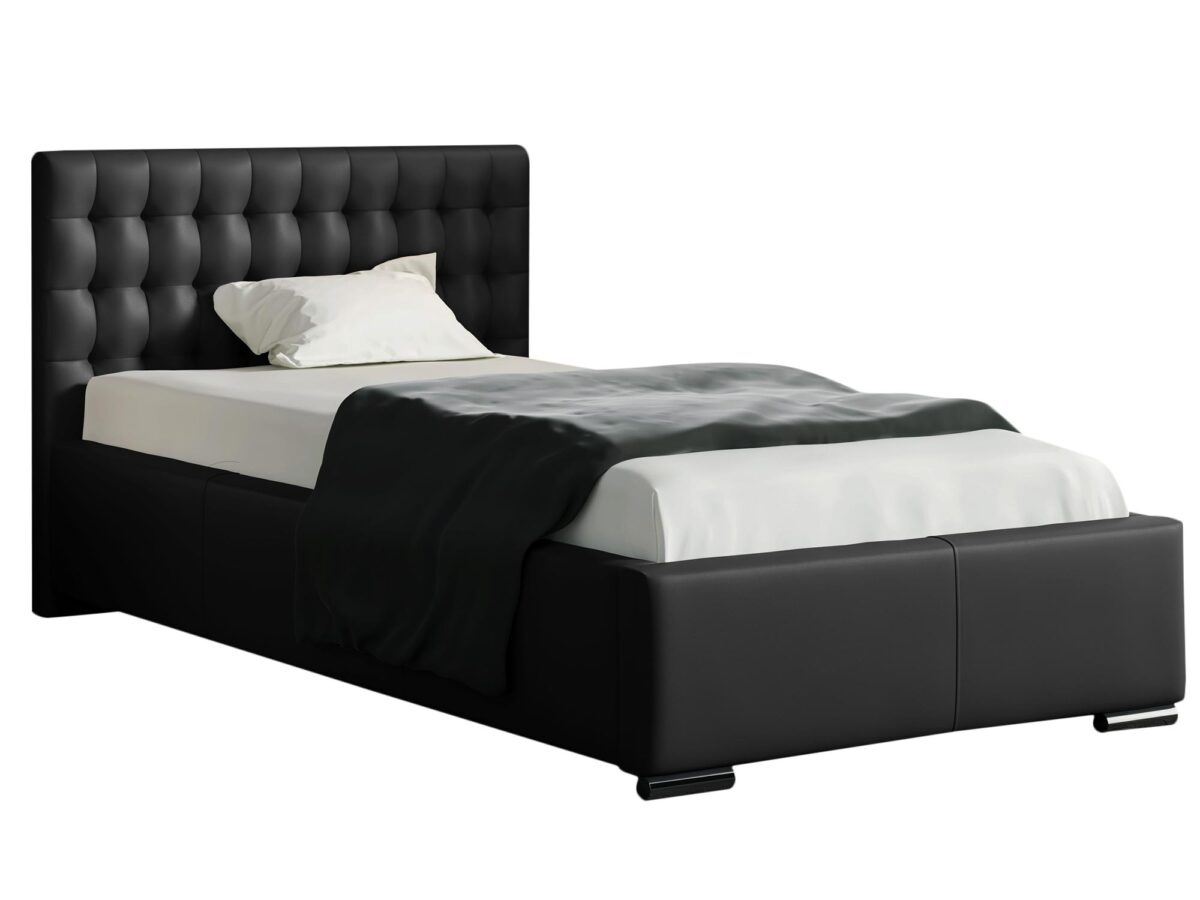 Przytulne Łóżko Młodzieżowe z Pojemnikiem na Pościel GABI