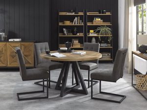 Miniaturka 3 - Nowoczesna jadalnia z meblami z intarsją z drewna dębowego