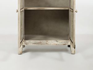 Miniaturka 2 - Kremowa Komoda Rustykalna z Przeszklonymi Drzwiami – Avola