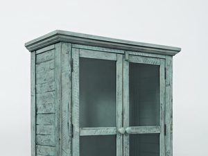 Miniaturka 1 - Solidna konstrukcja drewnianej witryny w stylu rustykalnym