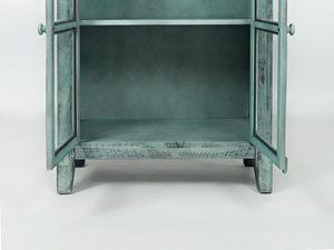 Miniaturka 2 - Rustykalna witryna z przeszklonymi drzwiami w stylu vintage