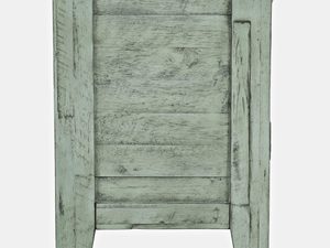 Miniaturka 5 - Komoda w stylu vintage z półkami i drewnianymi frontami