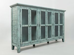 Miniaturka 1 - Komoda miętowa w stylu rustykalnym