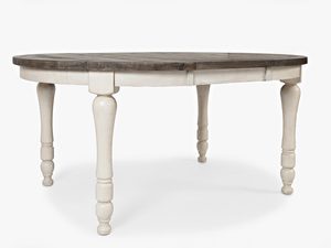 Miniaturka 1 - Owalny stół jadalniany z toczonymi nogami w stylu klasycznym