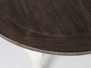 Miniaturka 4 - Detal stołu z drewna sosnowego