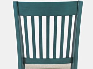 Miniaturka 1 - Drewniane krzesło z tapicerowanym siedziskiem do klasycznej jadalni