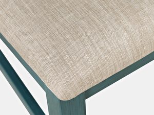 Miniaturka 3 - Tapicerowane krzesło z wysokim oparciem i miękkim siedziskiem w stylu klasycznym