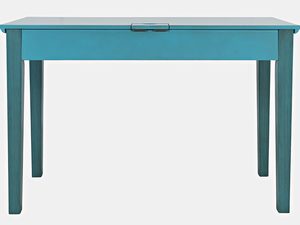 Miniaturka 1 - Ciemnoniebieskie biurko w stylu klasycznym