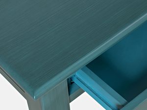 Miniaturka 4 - Zbliżenie na blat biurka w stylu retro z subtelnym frezowaniem