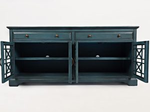 Miniaturka 2 - Komoda ciemnoniebieska z subtelnymi przetarciami