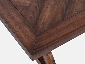 Miniaturka 2 - Stylowy drewniany stół z dekoracyjnymi nogami do eleganckiego salonu