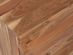 Miniaturka 5 - Klasyczny drewniany konsolowy stół z delikatnymi rzeźbieniami