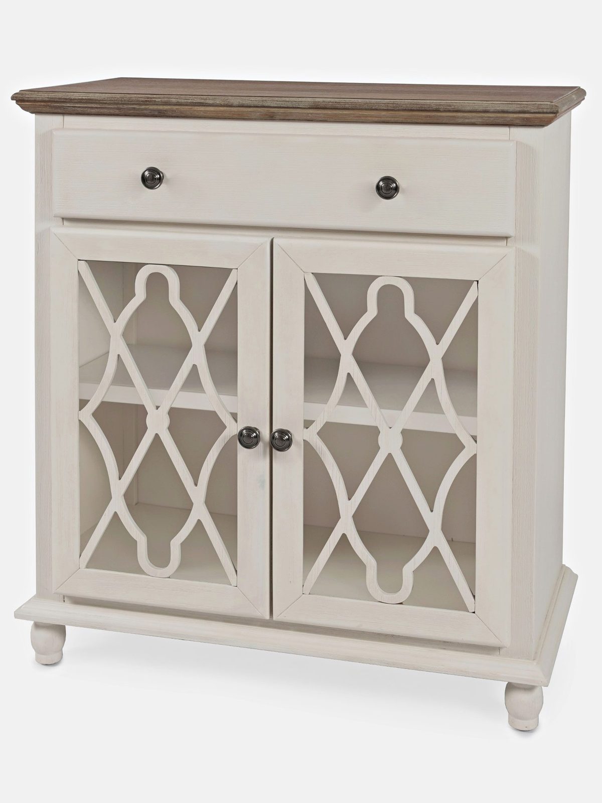 Detal uchwytu w stylu retro do eleganckich mebli