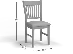 Miniaturka 7 - Klasyczne drewniane krzesło z wysokim oparciem i poduszką