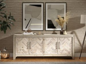 Miniaturka 6 - Nowoczesna komoda z designerskimi frontami