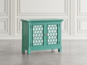 Miniaturka 6 - Komoda w stylu vintage z zielonymi detalami