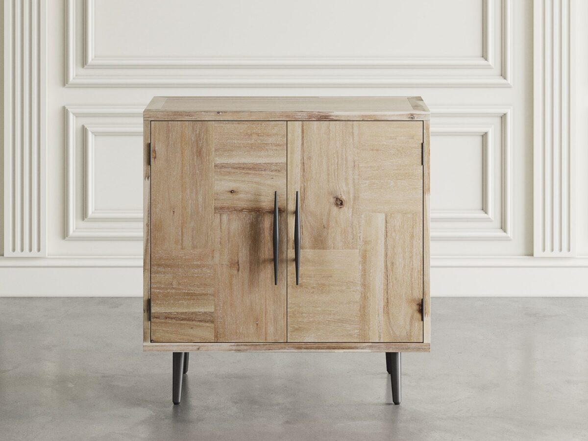 Komoda w stylu loft z naturalnego drewna