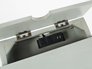 Miniaturka 6 - Detale szafki nocnej z gniazdem zasilania