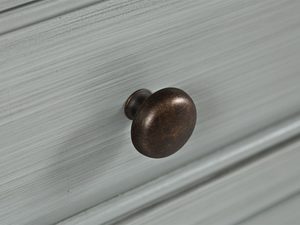 Miniaturka 1 - Drewniana gałka w stylu klasycznym kolor brązowy