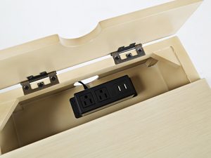 Miniaturka 5 - Detal szuflady szafki nocnej w stylu vintage