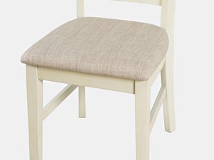 Miniaturka 4 - Detal tapicerowanego siedziska krzesła w stylu prowansalskim