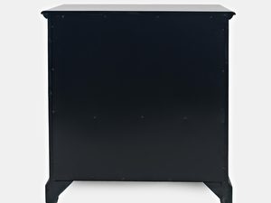 Miniaturka 4 - Tylna ściana czarnej drewnianej komody w stylu klasycznym