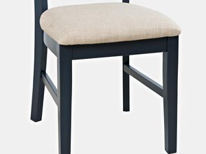 Miniaturka 2 - Klasyczne krzesło z drewnianym oparciem do eleganckiej jadalni