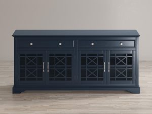 Miniaturka 5 - Granatowa komoda w stylu klasycznym do eleganckiego wnętrza