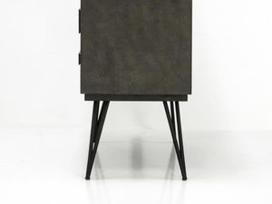 Miniaturka 1 - Detale boczne komody retro na metalowych nóżkach