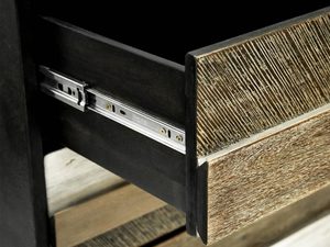 Miniaturka 7 - Prowadnice w stylowej komodzie koloru czarnego