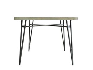 Miniaturka 3 - Drewniany stół z dekoracyjnym blatem w stylu industrialnym kolor naturalny