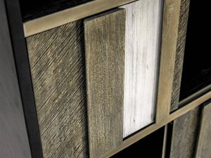 Miniaturka 6 - Regał retro z 3D frontami z akacji