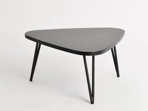 Miniaturka 1 - Retro stolik kawowy w kolorze czarnym