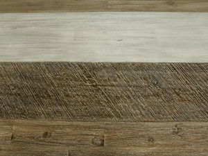 Miniaturka 4 - Detal drewnianego blatu w stylu industrialnym kolor ciemny brąz