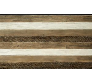 Miniaturka 2 - Detal drewnianego zagłówka łóżka w stylu industrialnym kolor naturalny