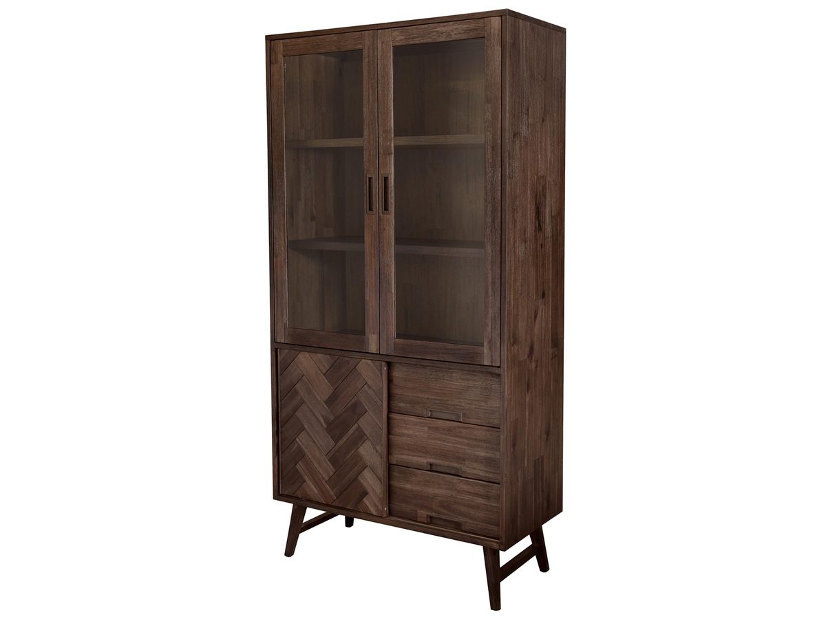 Witryna retro z 3D frontami i intarsją – Willowbrook