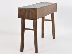 Miniaturka 2 - Solidne drewniane biurko z szufladą w stylu rustykalnym