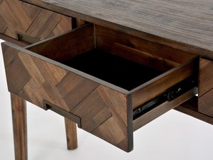 Miniaturka 4 - Detal szuflady w stylu rustykalnym do drewnianego biurka