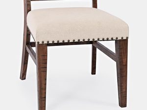 Miniaturka 1 - Rustykalne krzesło w ciemnym kolorze