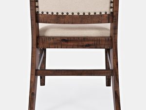 Miniaturka 3 - Krzesło z tapicerowanym siedziskiem i drewnianą ramą