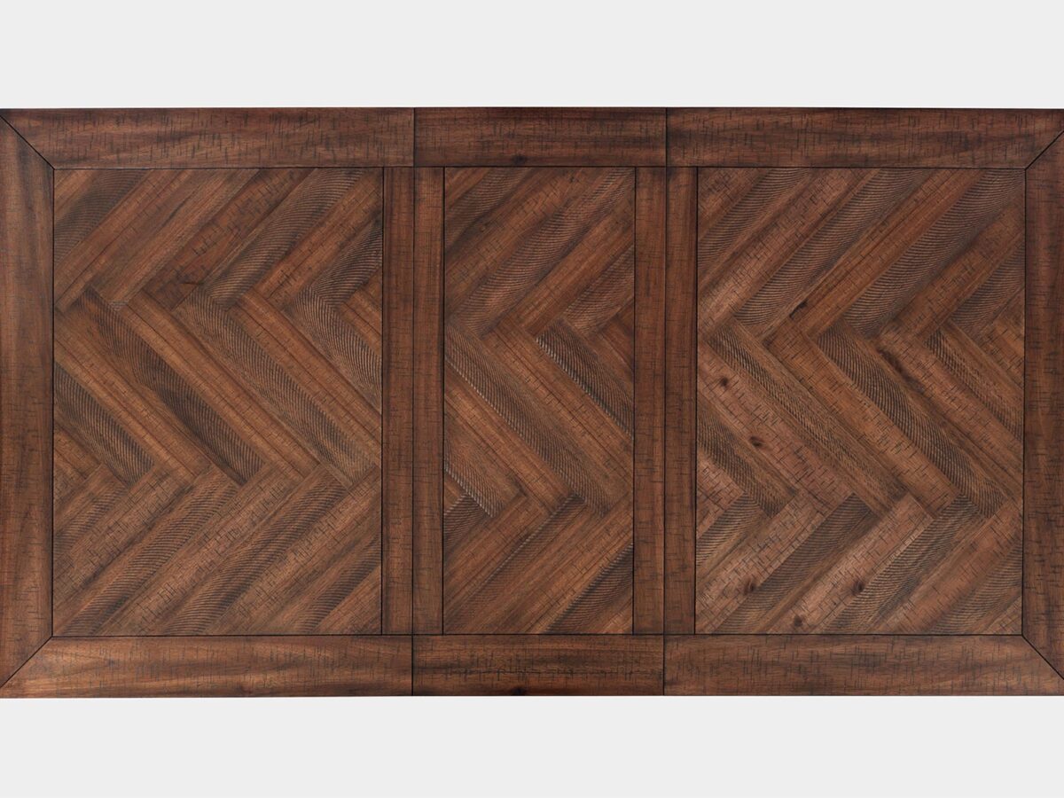 Blat eleganckiego stołu w jodełkę