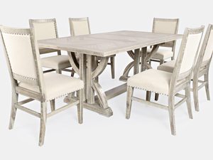 Miniaturka 3 - Drewniany stół do jadalni z dekoracyjnymi nogami